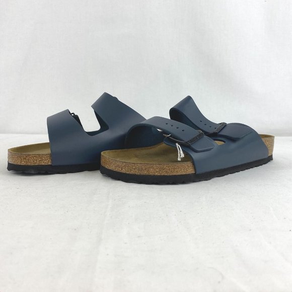 Birkenstock Arizona Blue Smooth Leather Sandals in Men\'s - FCM60 main image 5
